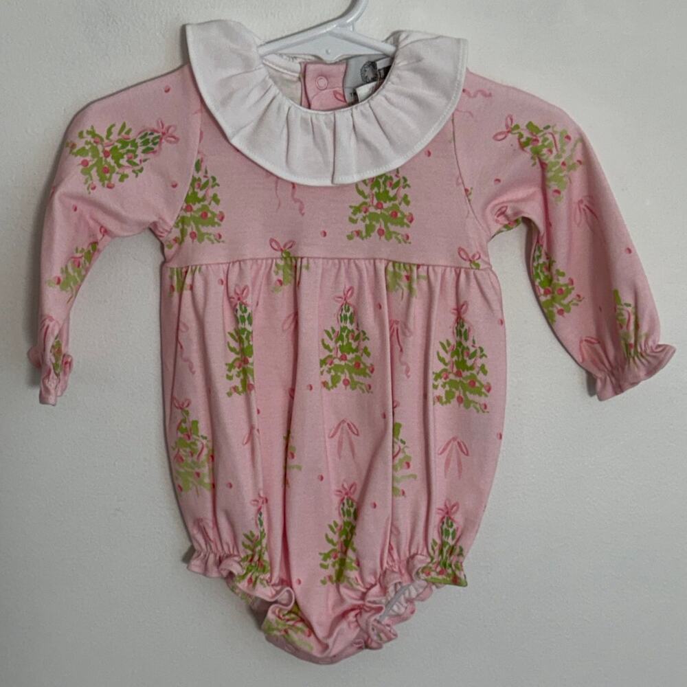 The Proper Peony Pink Tinsel Girl Bubble NWT size 6mo